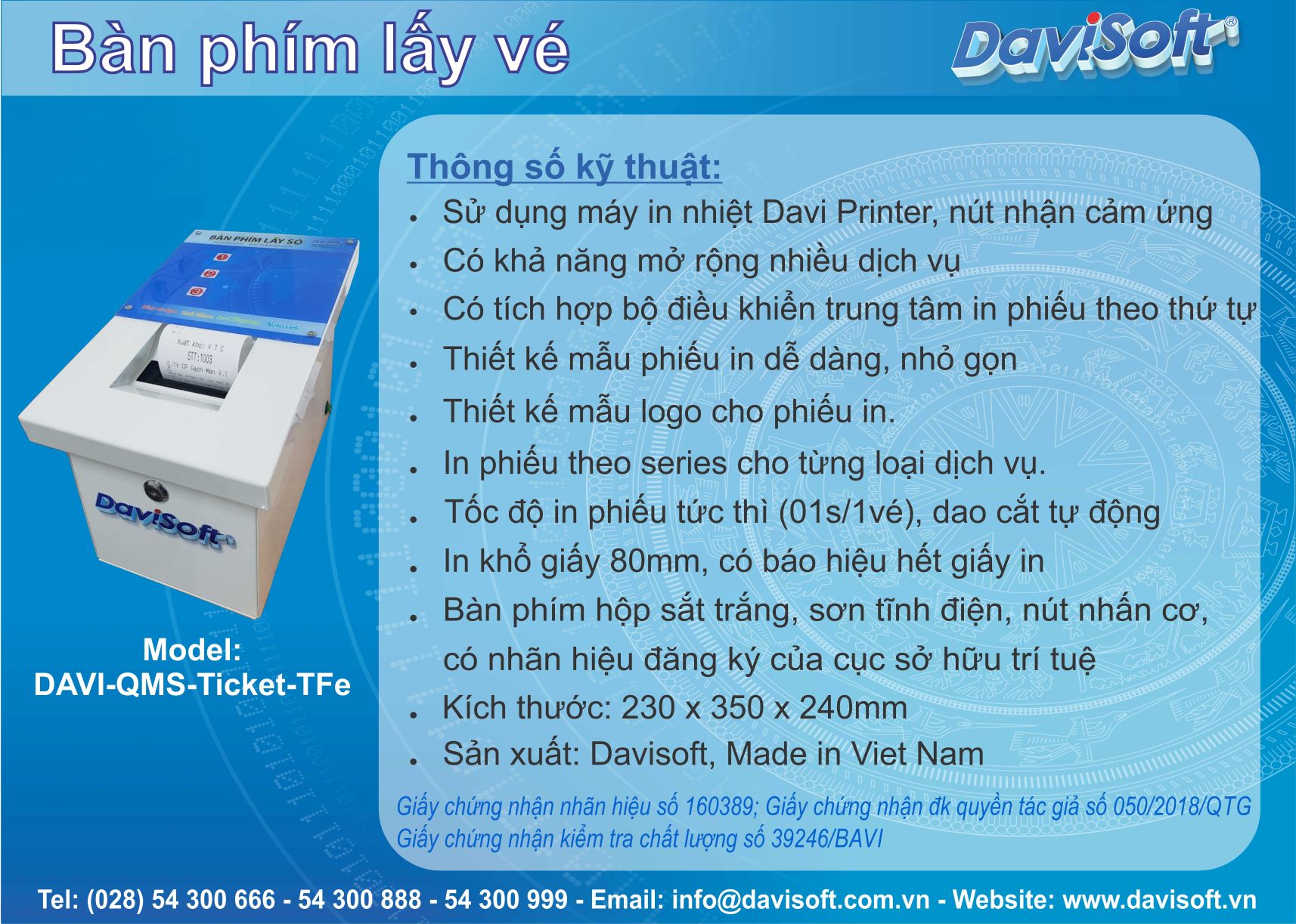 DAVI-QMS-Ticket-TFe